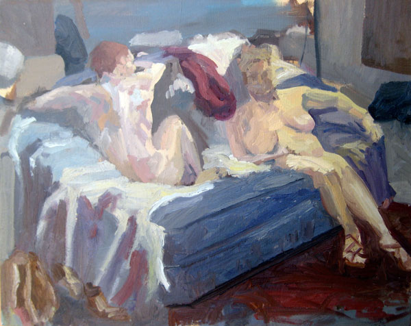 Blue Couch (1999) by Joseph Spangler